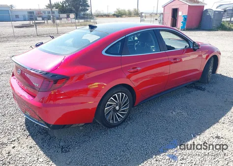 2020 Hyundai Sonata Hybrid Limited из США, поврежденный, VIN KMHL54JJ8LA009455